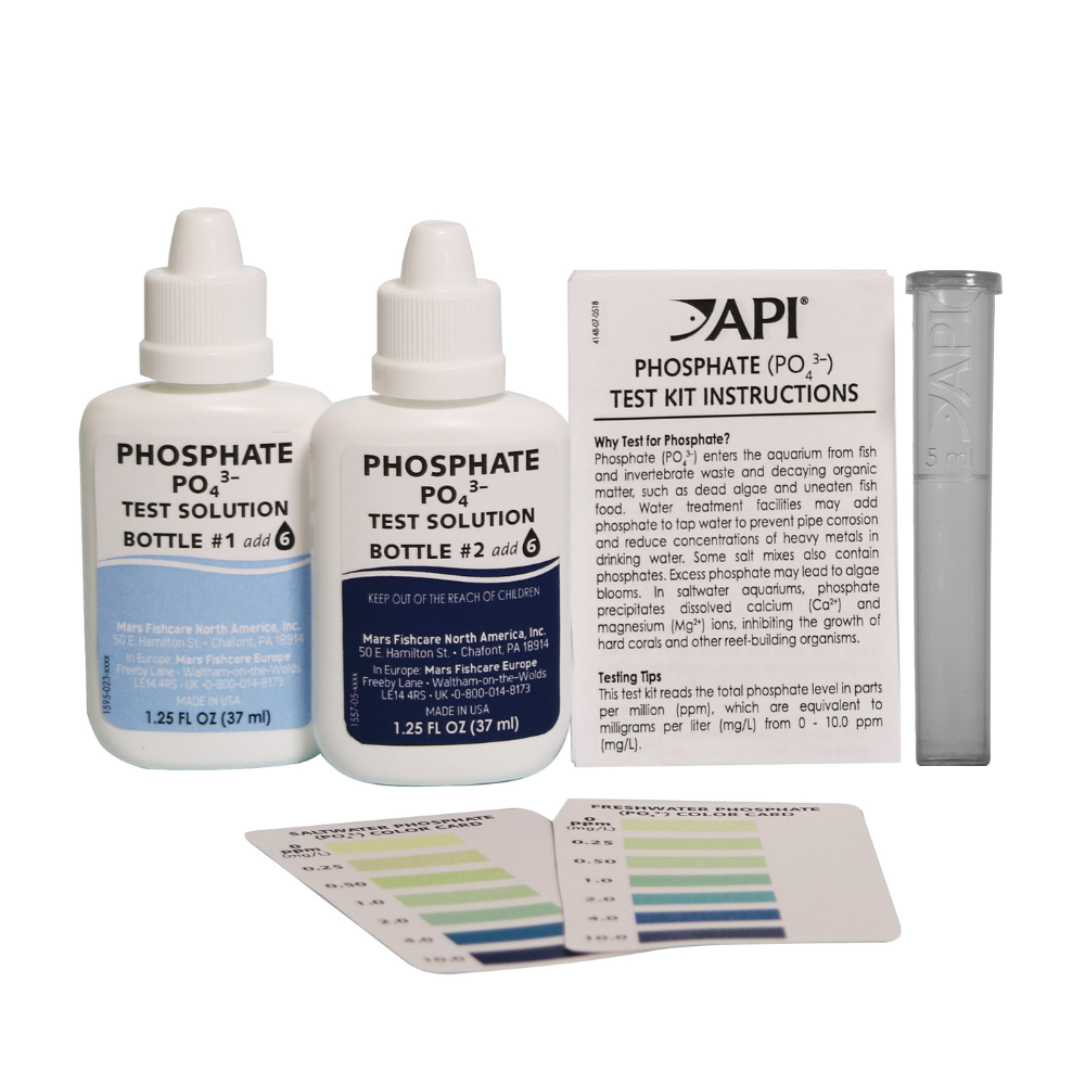 API Phosphate Test Kit Freshwater and Saltwater Aquarium 1ea