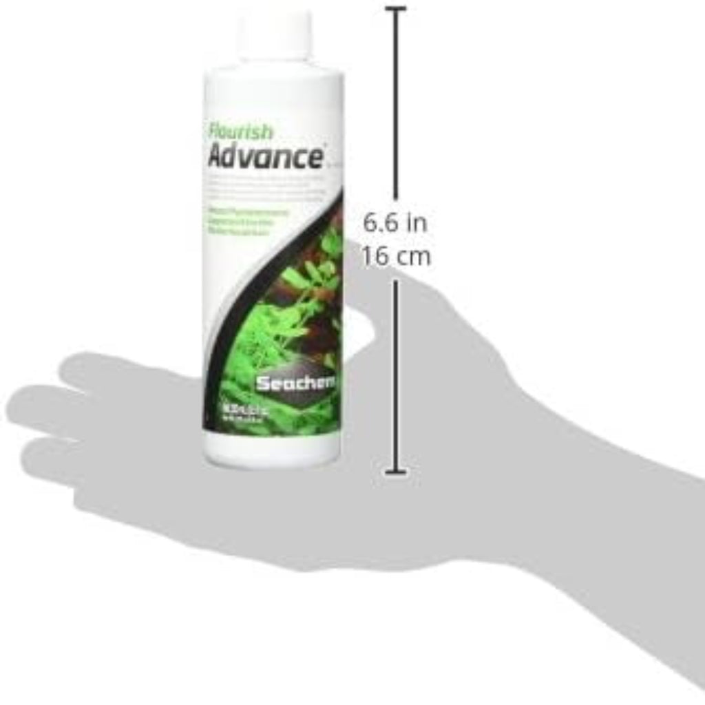 Seachem Flourish Advance Growth Supplement - Aquatic Plant Aid 250 ml (28679),brown