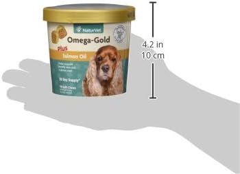 NaturVet Omega Gold PLUS Salmon Oil Soft Chews 1ea/90 Chews