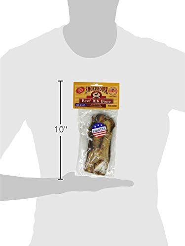 Smokehouse USA Made Beef Rib Bones 1ea/6 in, 1.4 oz