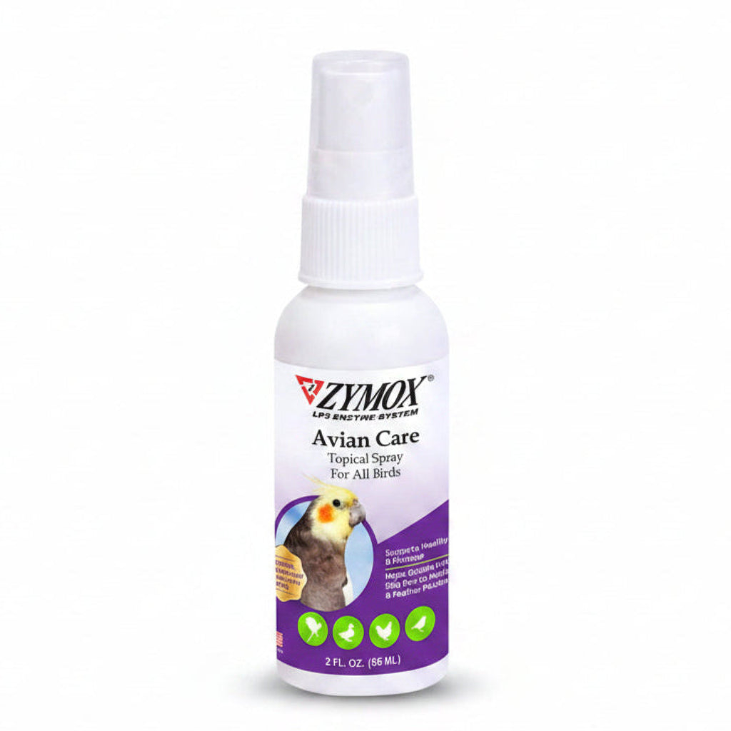 Zymox Avian Care Topical Spray for All Birds, 2 oz. – Soothes Irritated Skin & Supports Healthy Plumage for All Birds, Fowl & Poultry