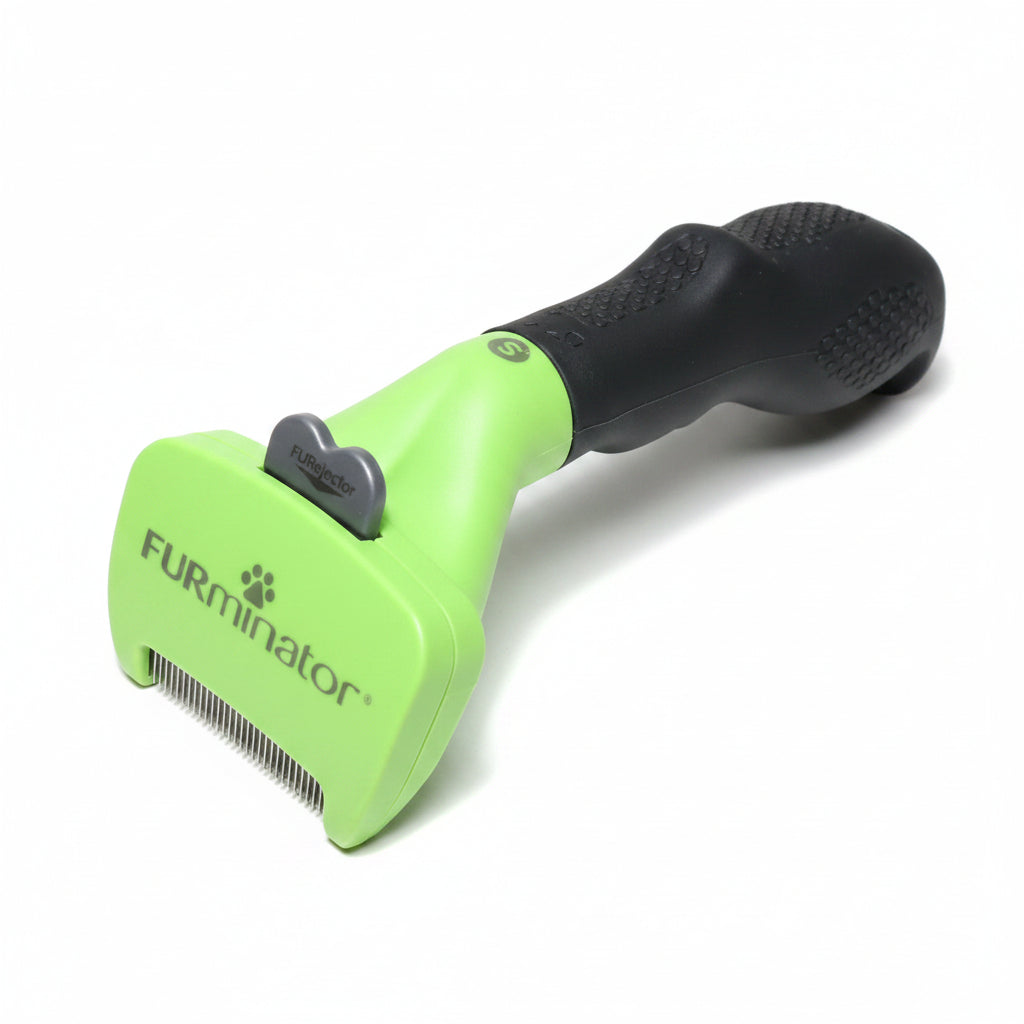 FURminator Small Dog Undercoat deShedding Tool, Short Hair, Reduces Loose Hair from Shedding