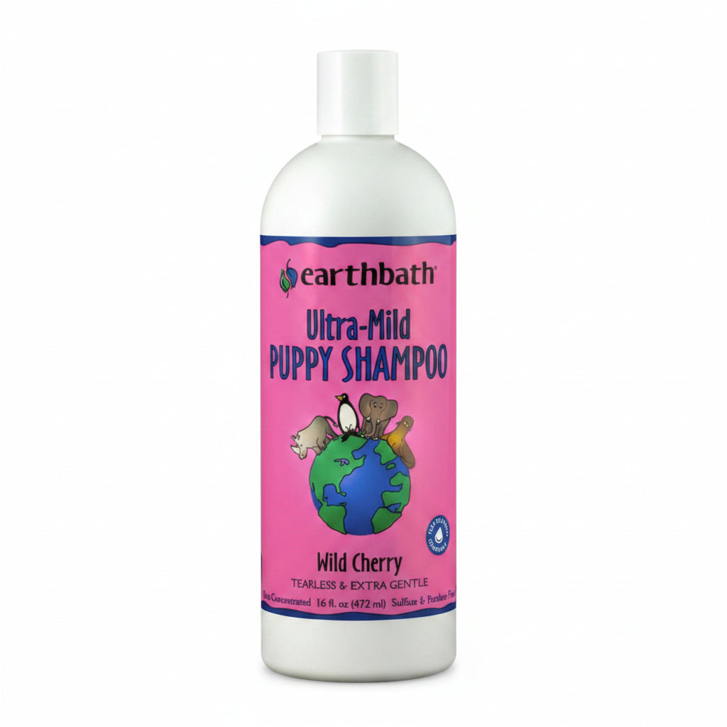 earthbath, Ultra-Mild Wild Cherry Puppy Shampoo