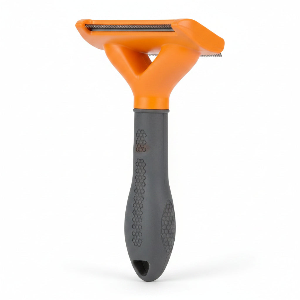 FURminator Medium Dog Undercoat deShedding Tool, Long Hair, Reduces Loose Hair from Shedding