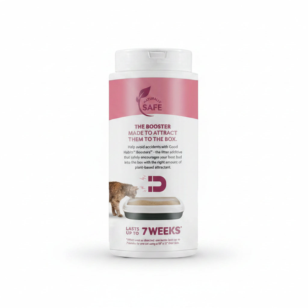WORLD'S BEST CAT LITTER® Boosters™ Good Habits™ | Natural and Sustainable Cat Litter Additive | Attracts Your Cat to The Litter Box and Helps Avoid Accidents | Plant-Based Attractant | 18 oz Canister