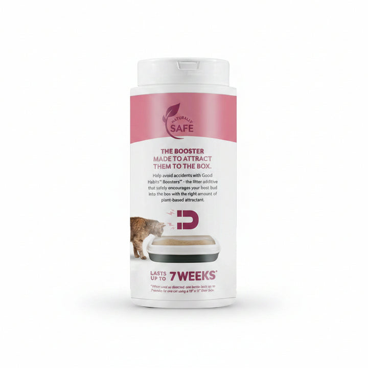 WORLD'S BEST CAT LITTER® Boosters™ Good Habits™ | Natural and Sustainable Cat Litter Additive | Attracts Your Cat to The Litter Box and Helps Avoid Accidents | Plant-Based Attractant | 18 oz Canister