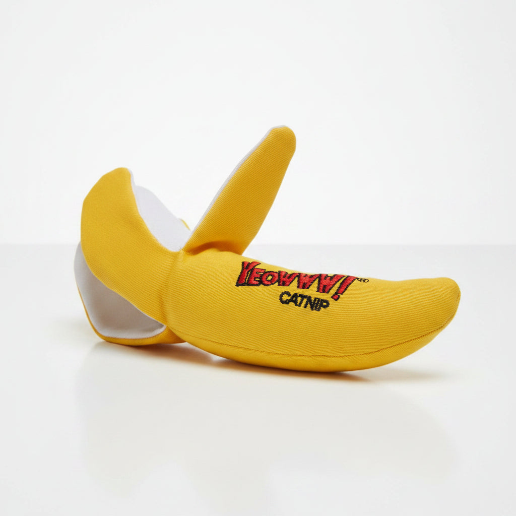 Yeowww!, Chi-CAT-a Catnip Peeled Banana Cat Toy (pack of 2)