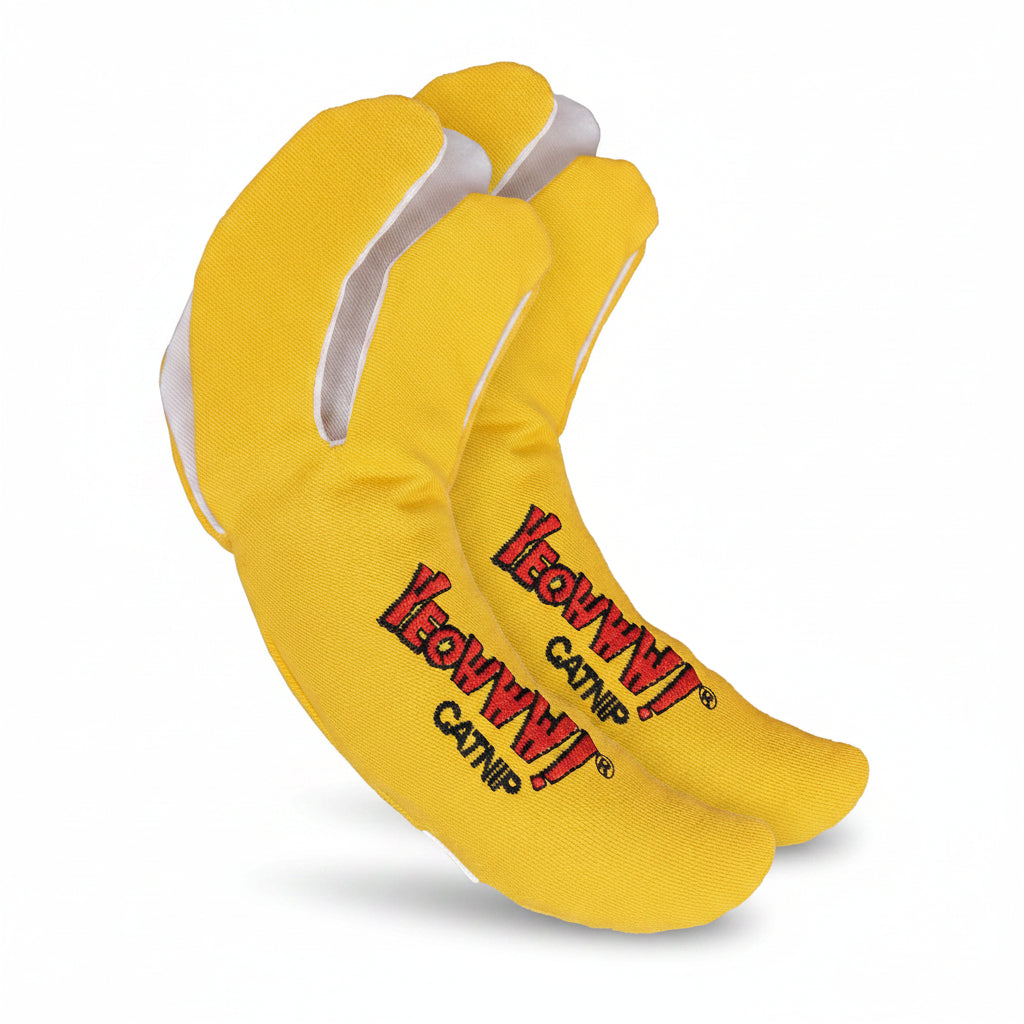 Yeowww!, Chi-CAT-a Catnip Peeled Banana Cat Toy (pack of 2)