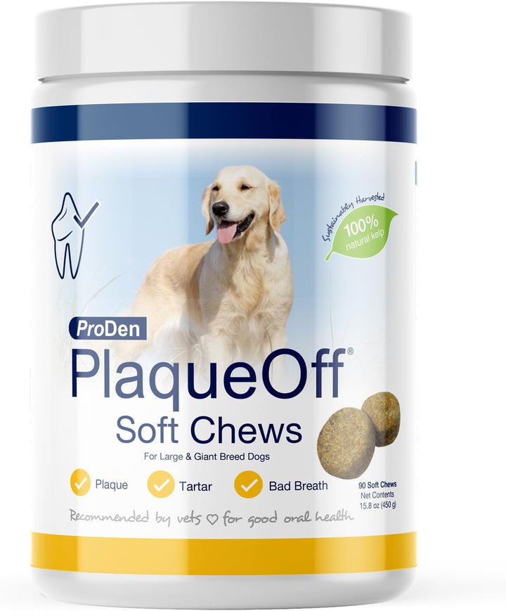 NaturVet Proden PlaqueOff Large & Giant Breed Dog Soft Chews 1ea/90 ct