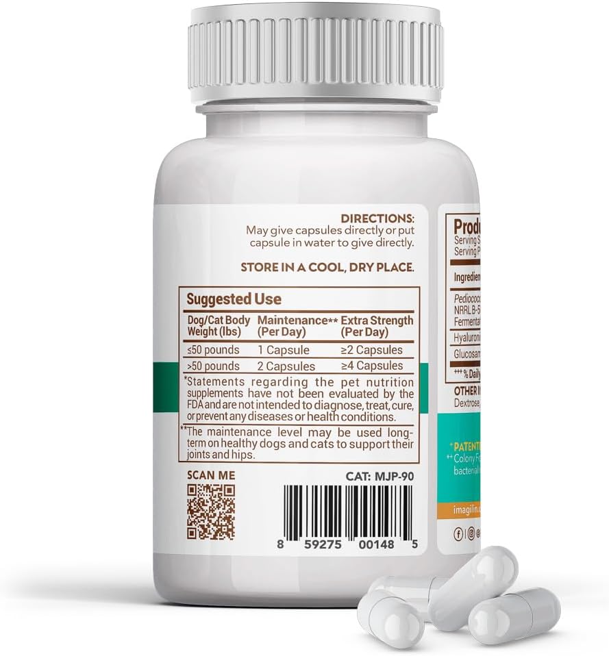 MitoMax JH - Hip and Joint Health for Dogs and Cats, 90 Capsules