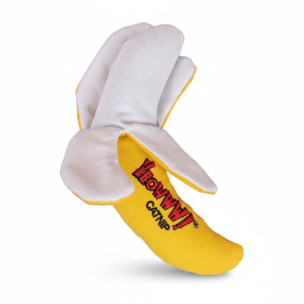 Yeowww!, Chi-CAT-a Catnip Peeled Banana Cat Toy (pack of 2)