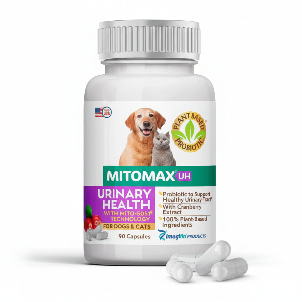 MitoMax Cranberry 90 Count Probiotic Supplement for Urinary Health of Dogs and Cats