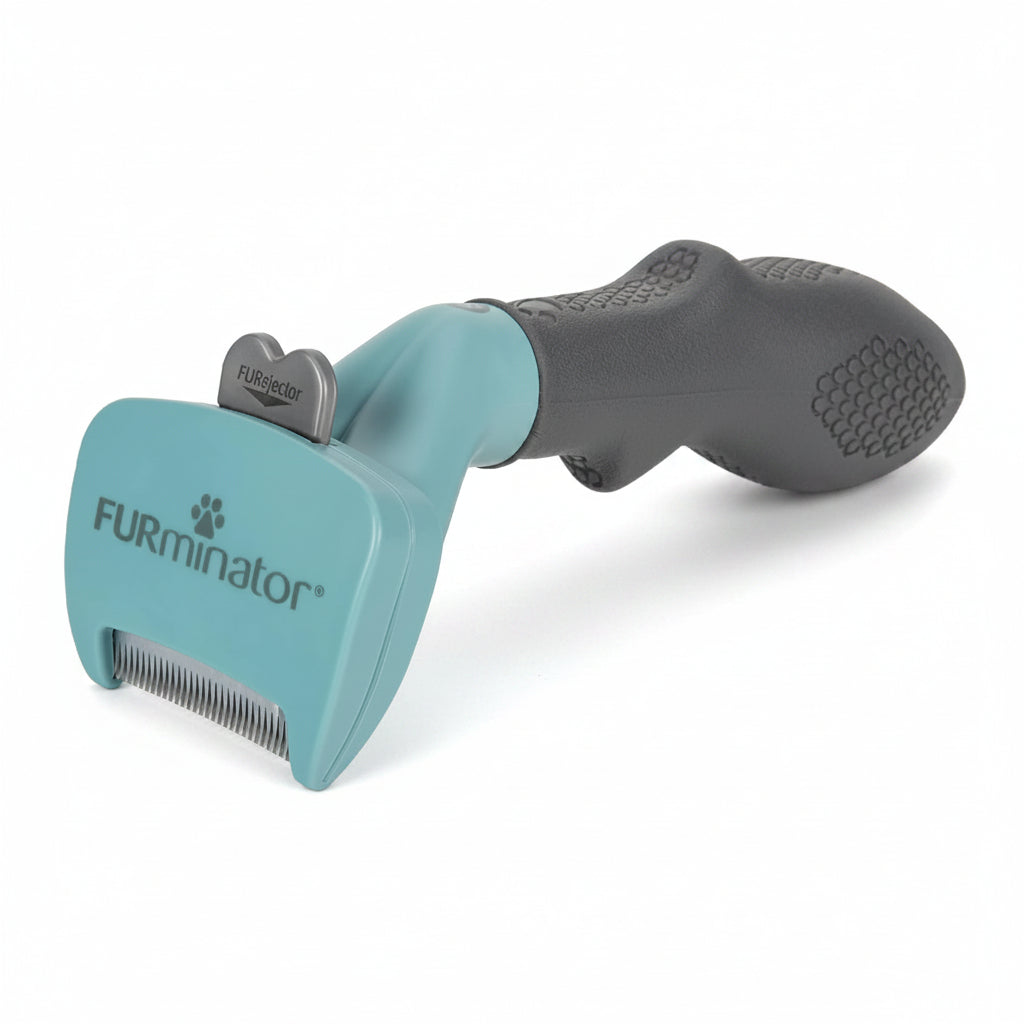 FURminator® deShedding Tool For Small Cats, Short Hair, Removes Loose Hair From Shedding