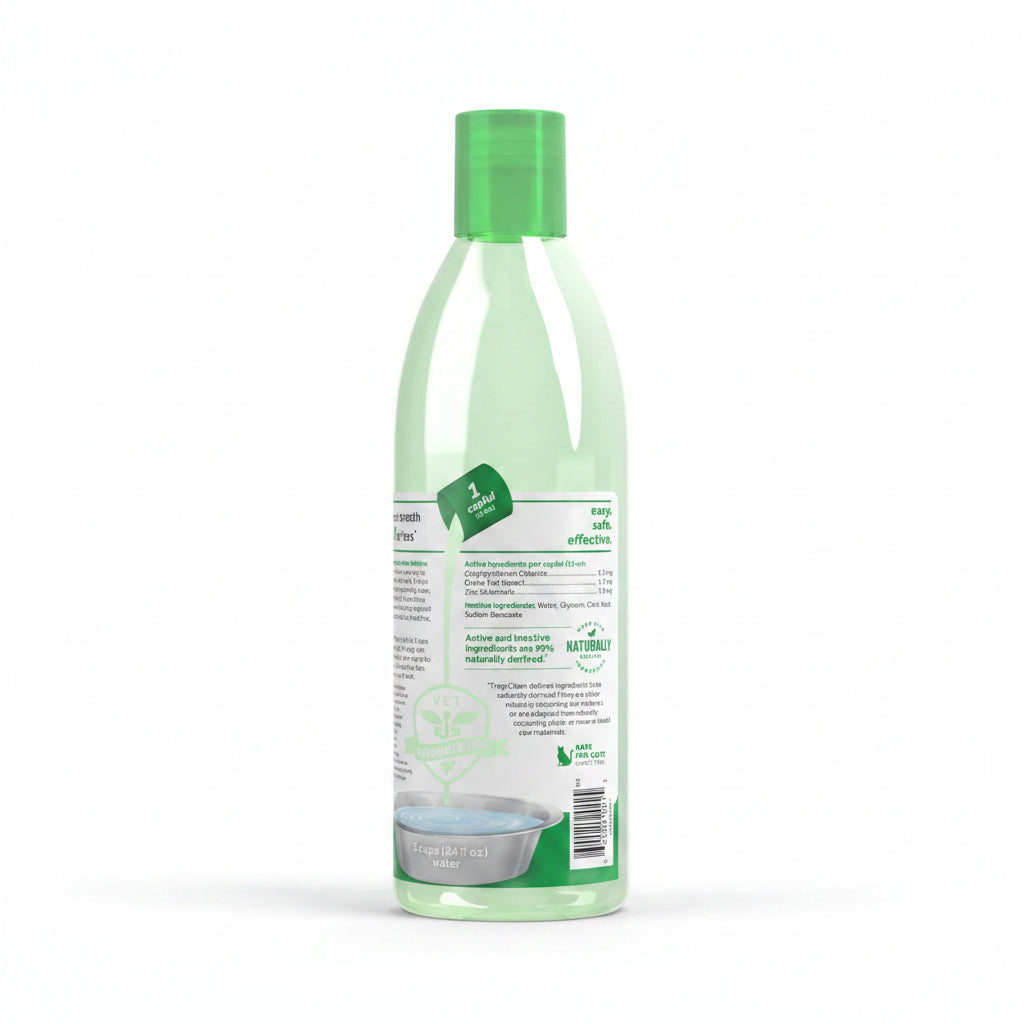 TropiClean Fresh Breath Water Additive for Dogs, Dog Breath Freshener and Teeth Cleaning Solution, No Toothpaste or Toothbrush Required, 16oz.