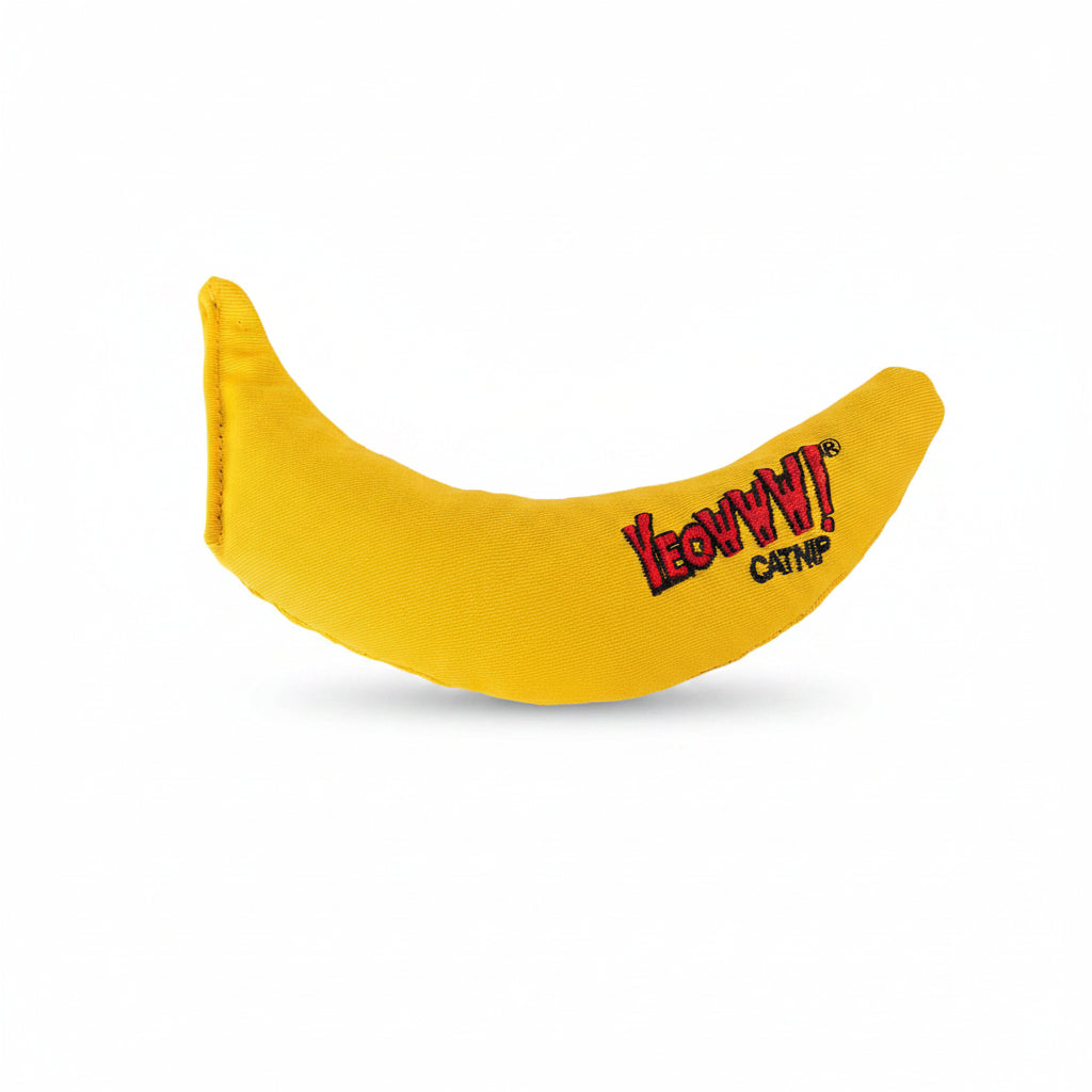 Yeowww! Catnip Toy, Yellow Banana (pack of 2)