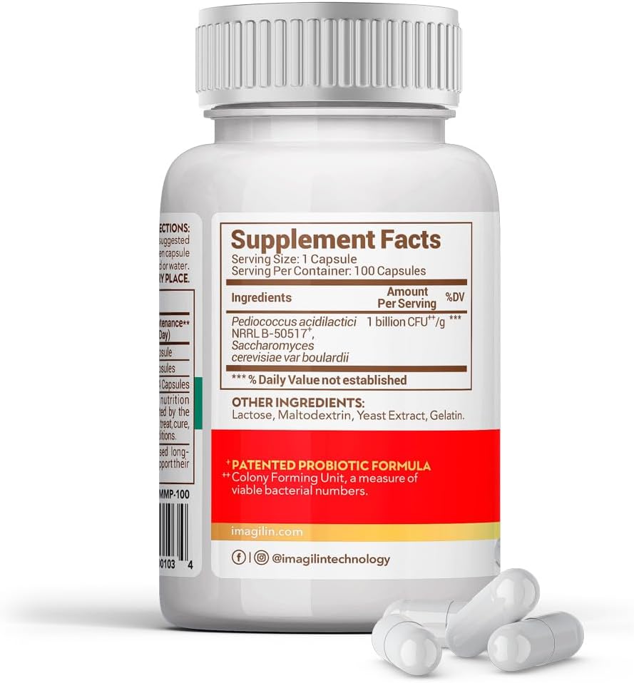 MitoMax DH for Digestive Health, Plant Based Probiotics for Dogs and Cats, 100 Capsules per Bottle