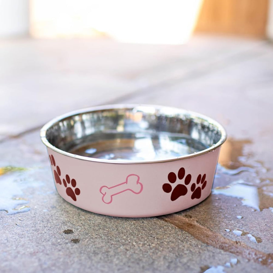 Loving Pets Classic Dog Bowl Paparazzi Pink, 1ea/SM