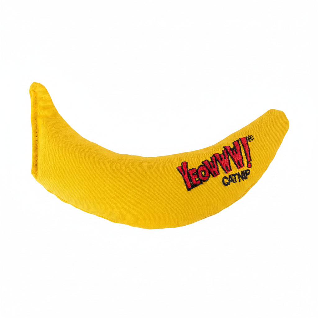 Yeowww! Catnip Toy, Yellow Banana (pack of 2)
