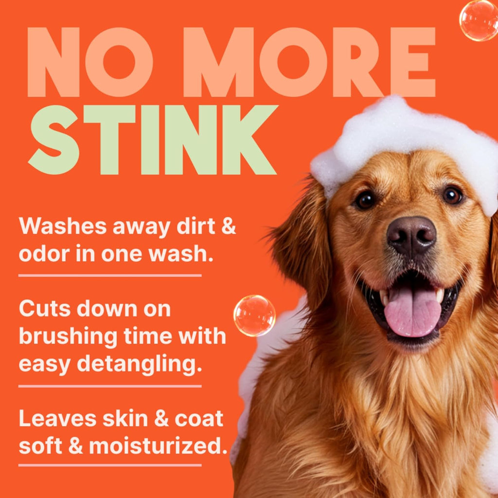 TropiClean 2-in-1 Dog Shampoo and Conditioner, Moisturizing Dog Detangler, Puppy Safe, Made in the USA, Papaya Scent, Cat & Kitten Safe, 20oz.