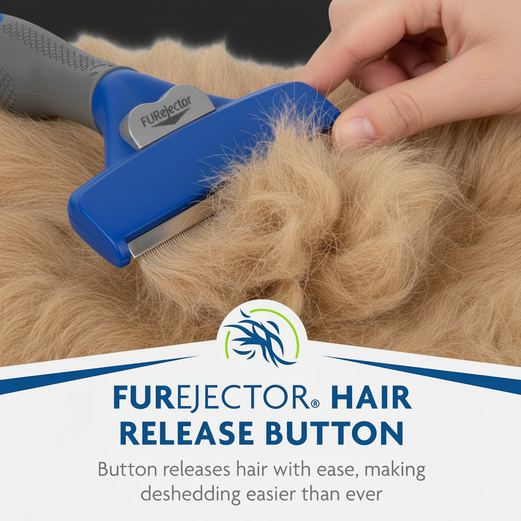 FURminator Large Dog Undercoat deShedding Tool for Short Hair, Reduces Loose Hair From Shedding
