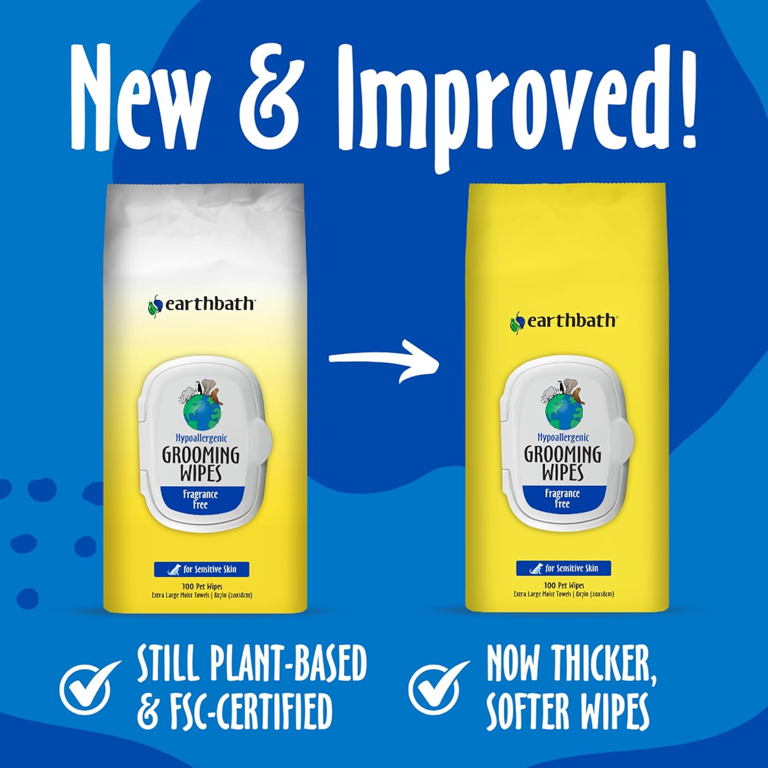 earthbath Dog Grooming Wipes