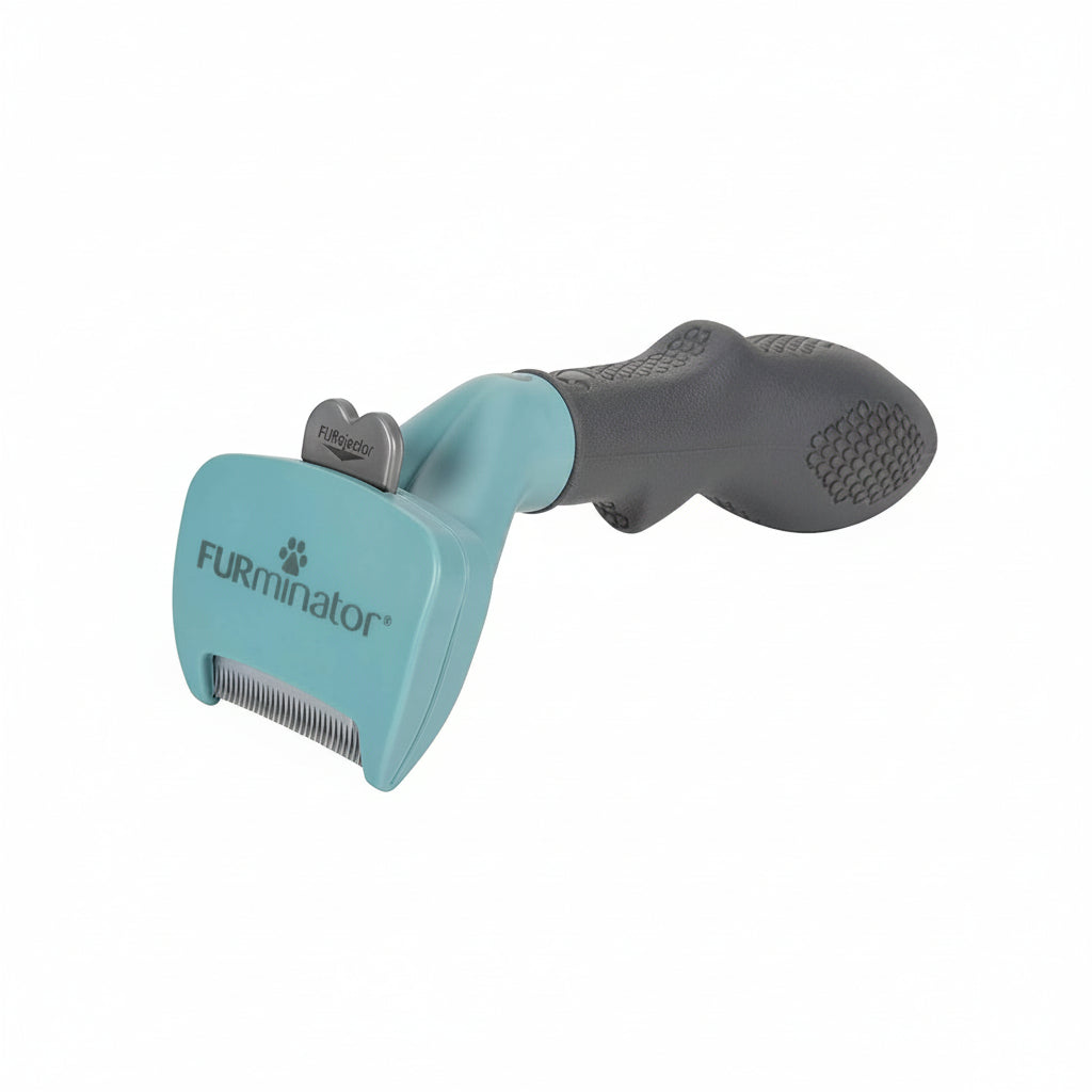 FURminator® deShedding Tool For Small Cats, Short Hair, Removes Loose Hair From Shedding