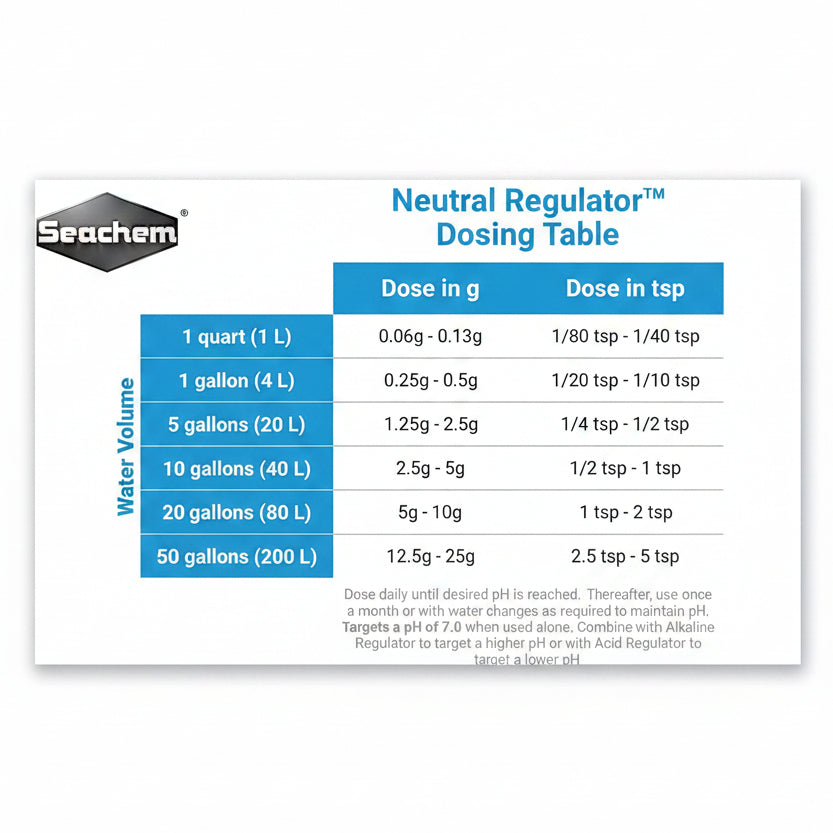 Seachem Laboratories Neutral Regulator Aquarium Water Treatment 1ea/8.8 oz