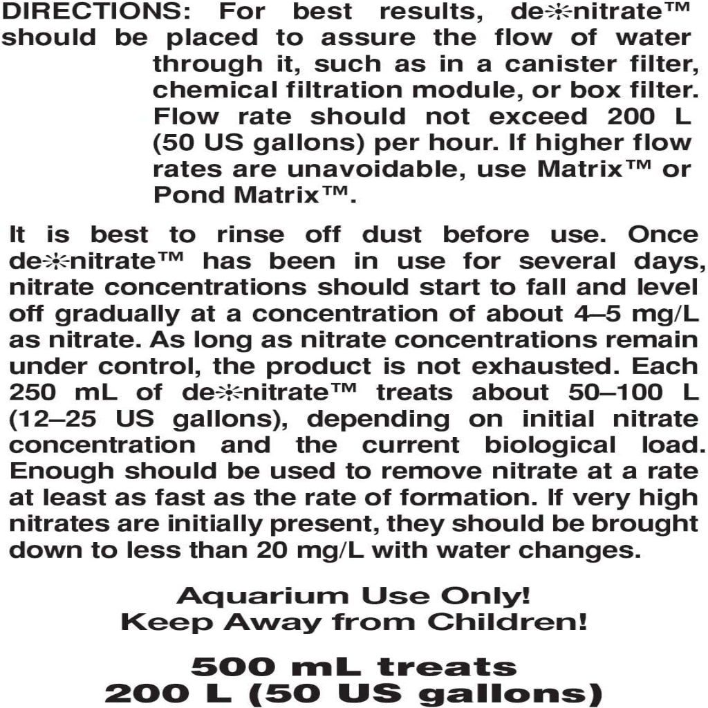 Seachem Laboratories de nitrate Nitrate Remover 1ea/500 ml