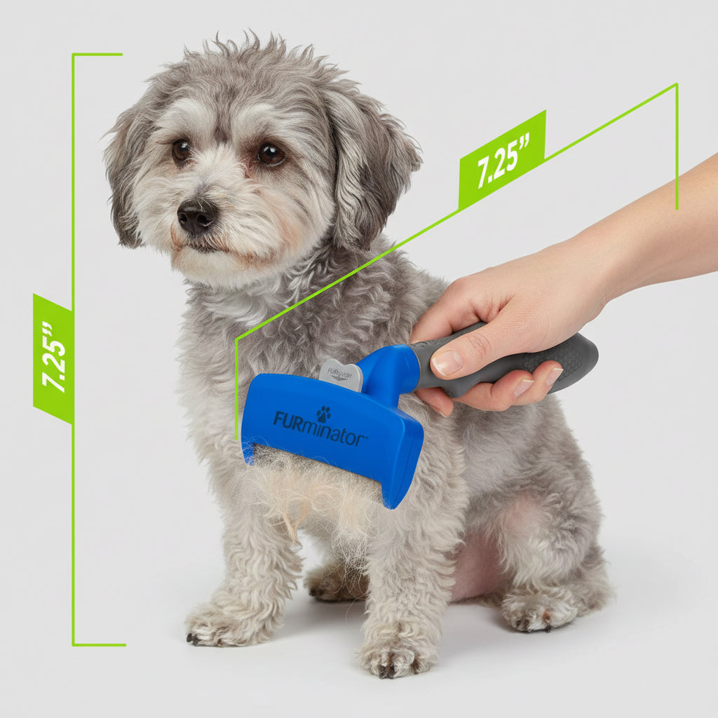 FURminator Large Dog Undercoat deShedding Tool for Short Hair, Reduces Loose Hair From Shedding