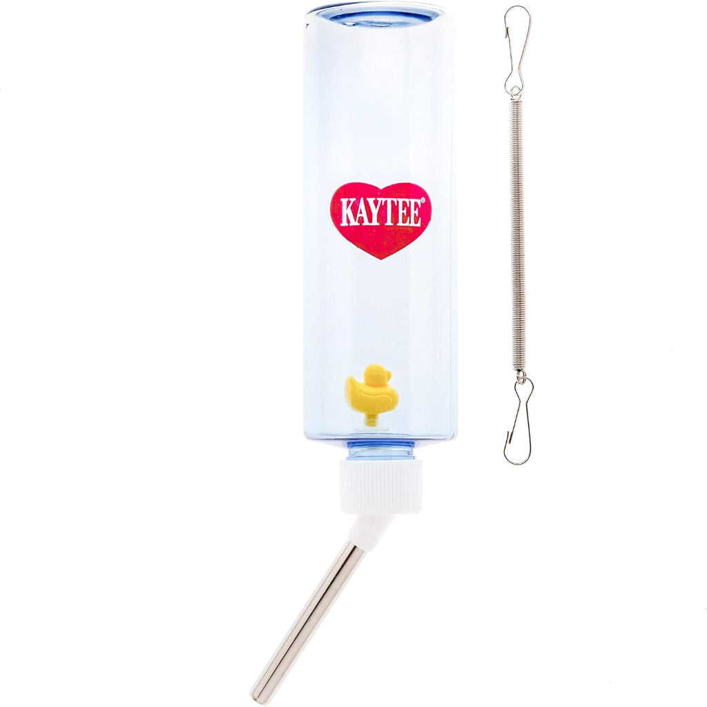 Kaytee Clear View Water Bottle for Pet Gerbils, Hamsters & Mice, 8 oz