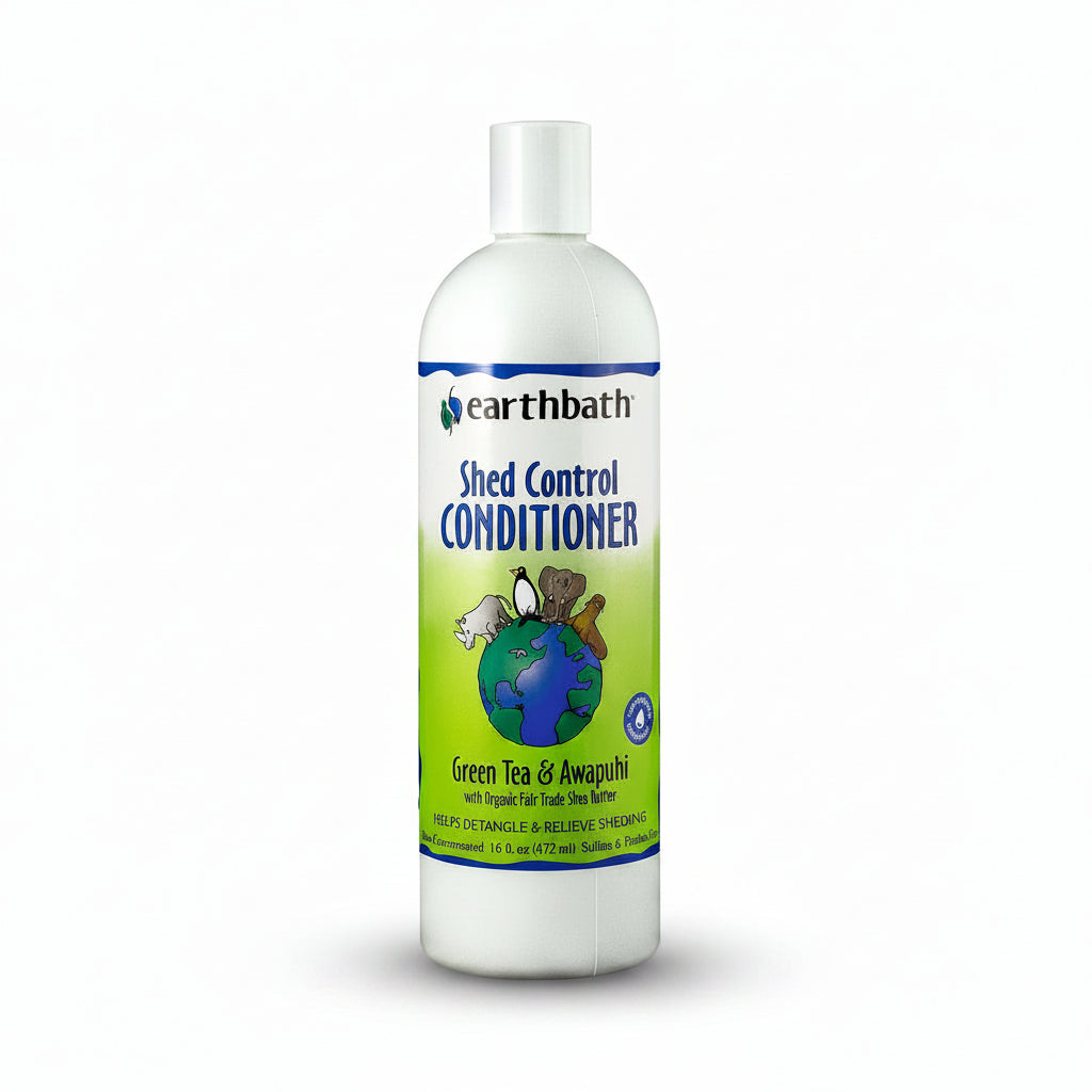 earthbath, Green Tea & Awapuhi Shed Control Dog Conditioner 16 Oz (1 Pack)
