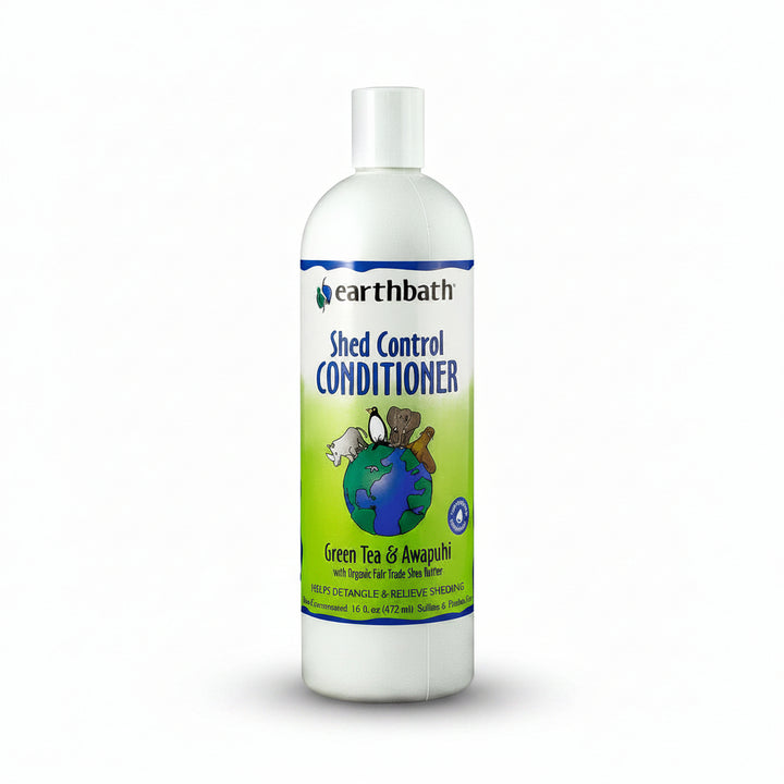 earthbath, Green Tea & Awapuhi Shed Control Dog Conditioner 16 Oz (1 Pack)