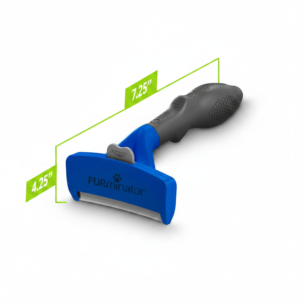 FURminator Large Dog Undercoat deShedding Tool for Long Hair, Reduces Loose Hair From Shedding