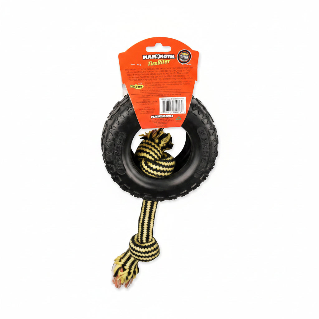 Mammoth TireBiter2 Tug & Toss For Strong Chewers Large Dogs Up To 90-Pounds