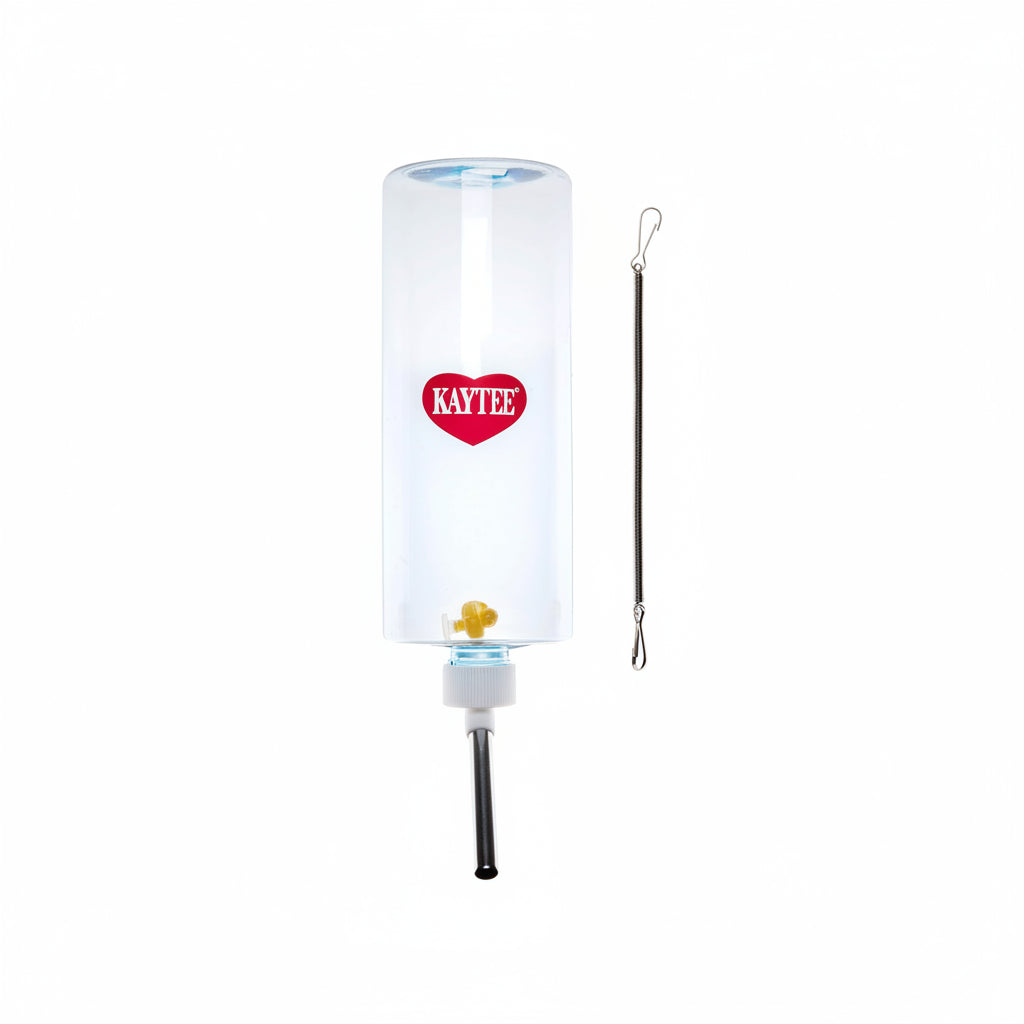 Kaytee Clear View Water Bottle for Pet Rabbits, Ferrets, and Guinea Pigs, 32 oz