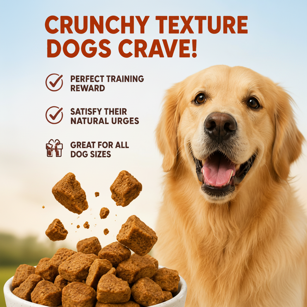 Eikon Pets BLEU'S CHEWS Crunchy Dog Treats with Sweet Potato & Honey, Oven-Baked, All-Natural, 5 oz