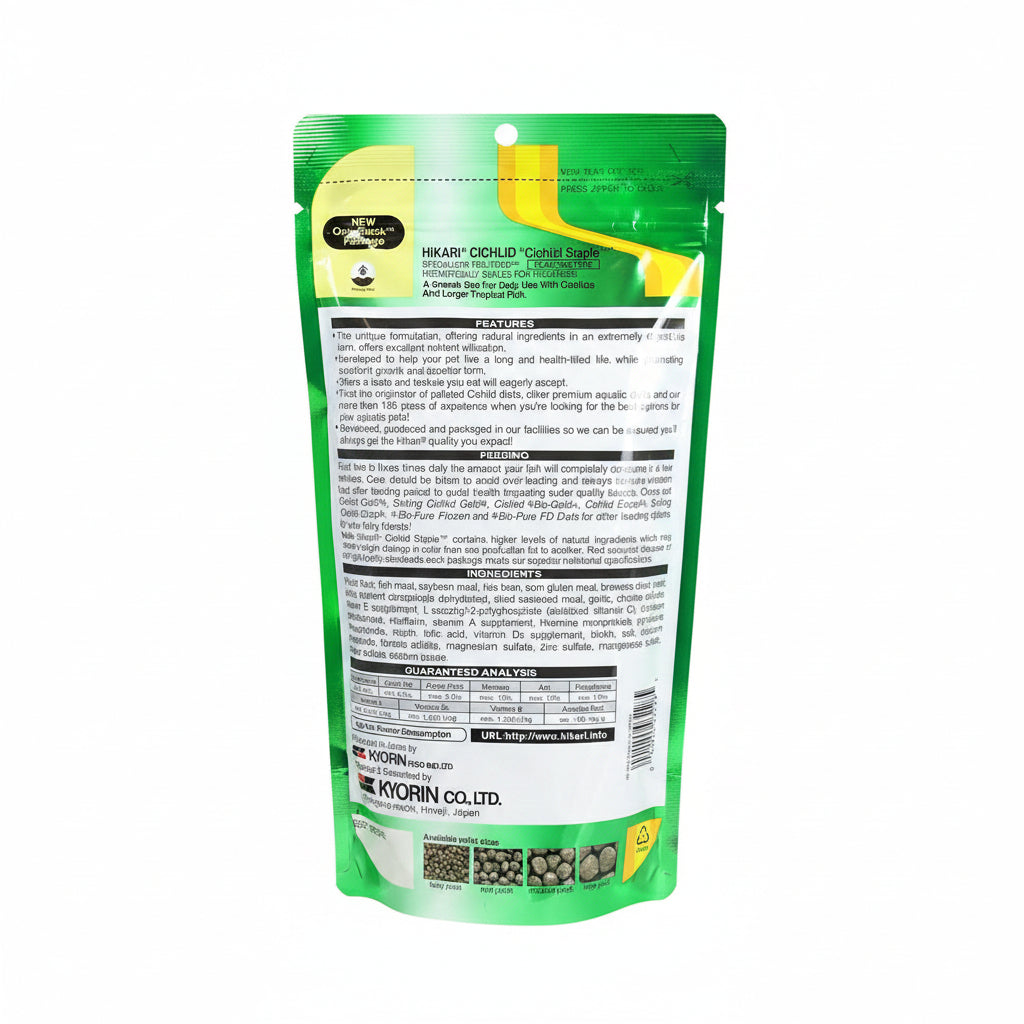 Hikari 8.8-Ounce Cichlid Staple Floating Pellets For Pets, Medium