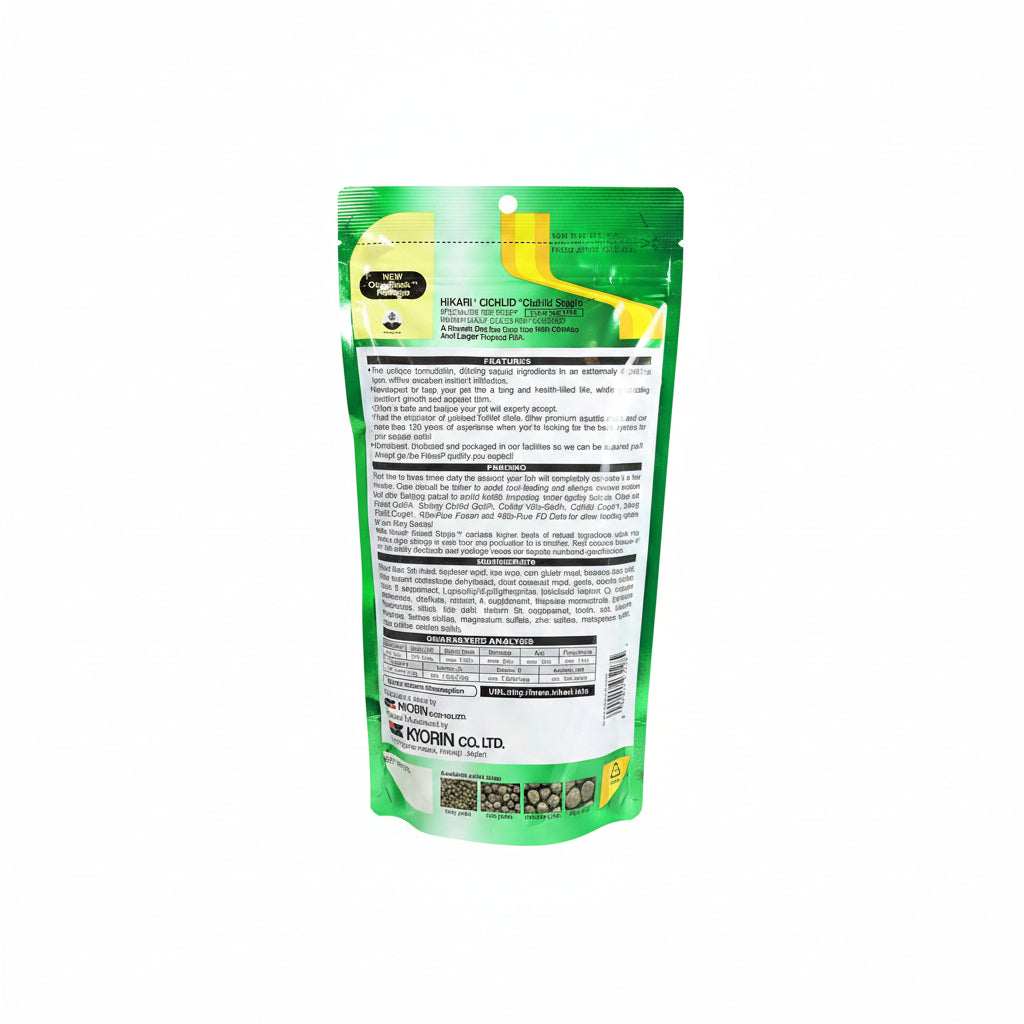 Hikari Cichlid Staple Floating Pellets Fish Food, Large Pellets, 8.8 oz. (250g)
