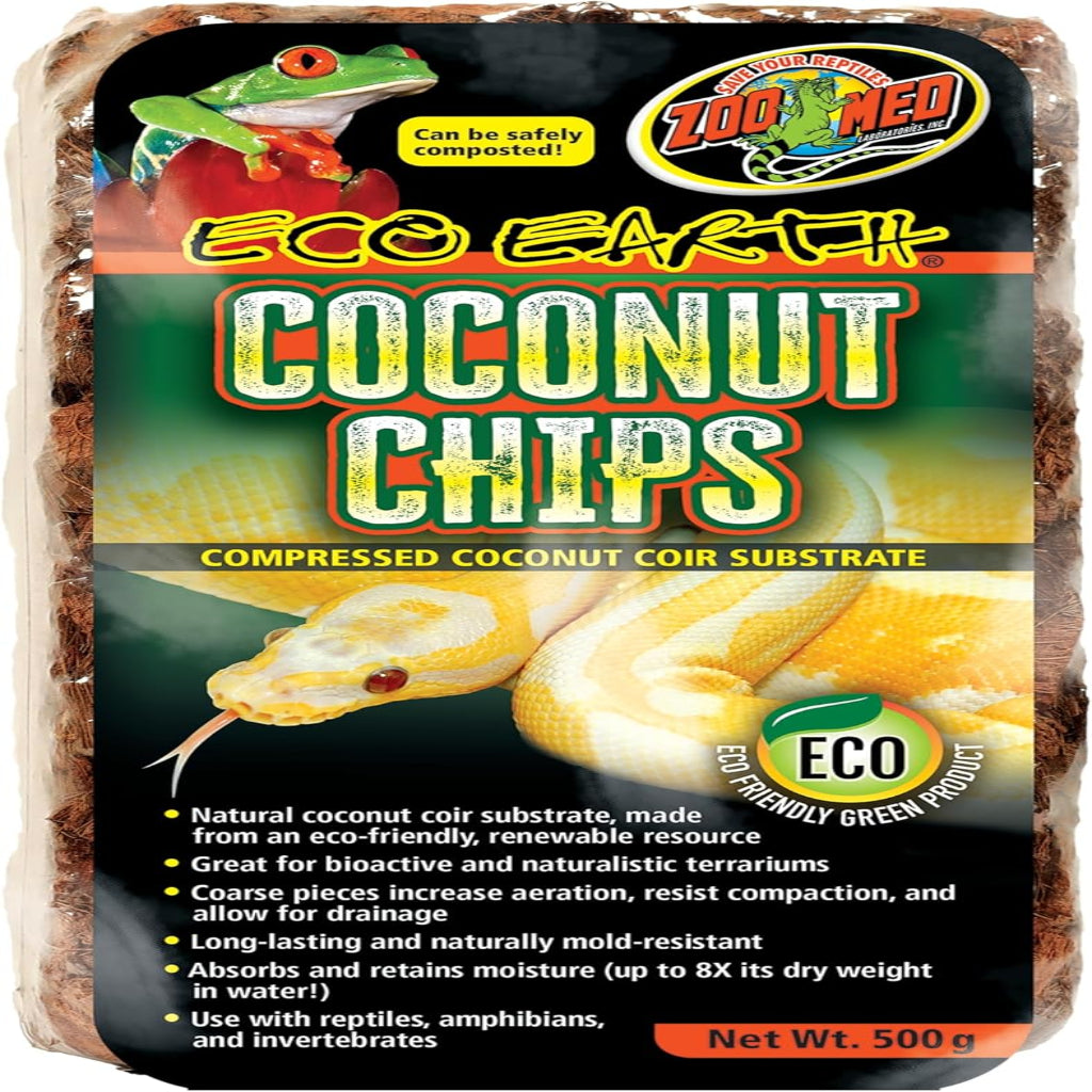 Zoo Med Eco Earth Coconut Chips Substrate 1ea/1 Brick
