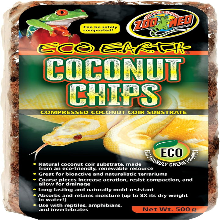 Zoo Med Eco Earth Coconut Chips Substrate 1ea/1 Brick