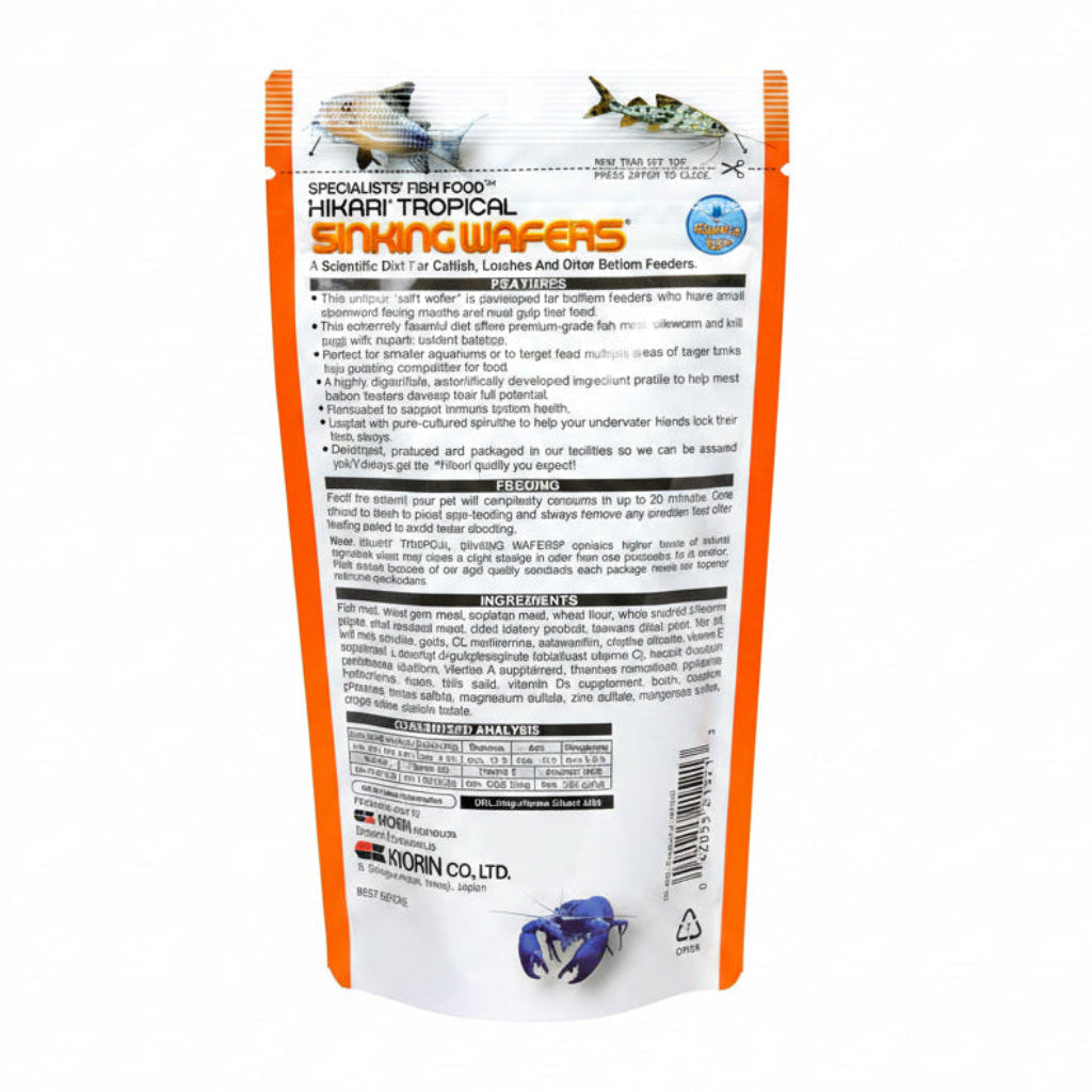 Hikari Tropical Sinking Wafers Fish Food, 0.88 oz (25g)