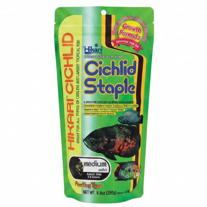 Hikari 8.8-Ounce Cichlid Staple Floating Pellets For Pets, Medium