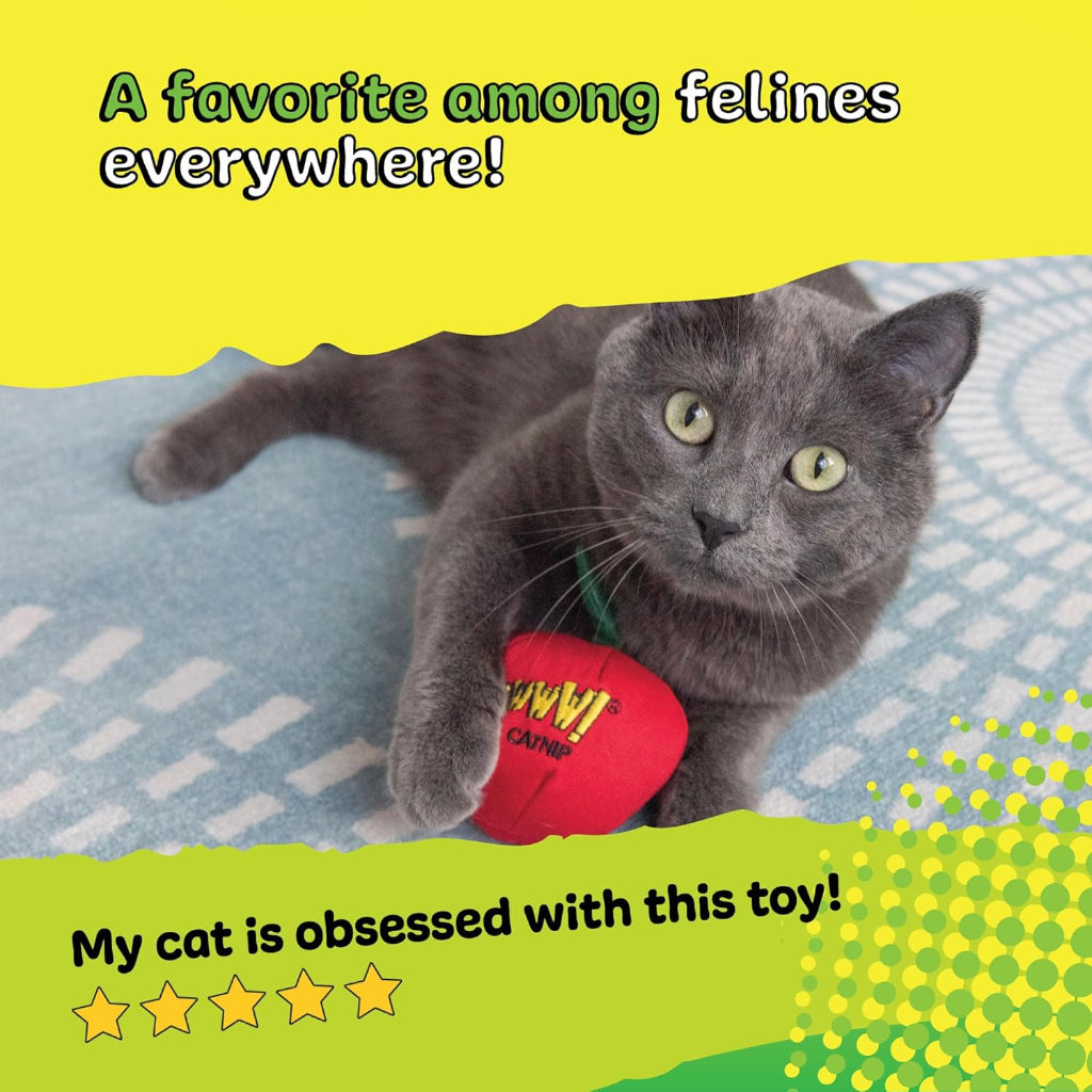 Yeowww! Catnip Toy, Apple (pack of 2)