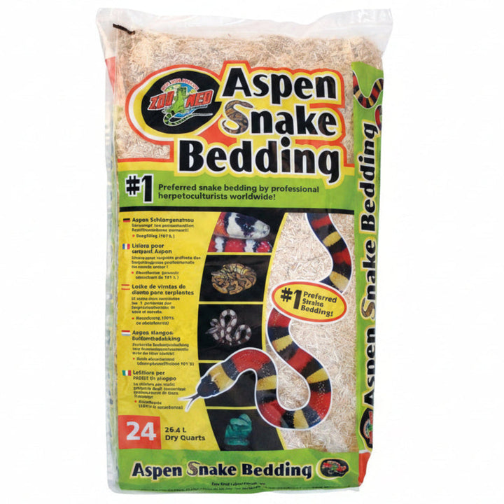 Zoo Med Aspen Snake Bedding Tan, 1ea/24 qt
