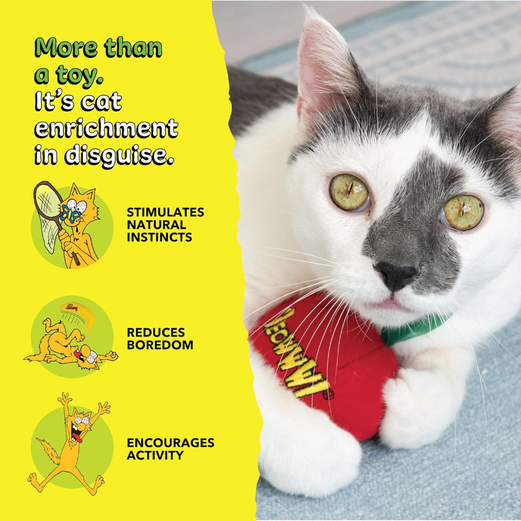 Yeowww! Catnip Toy, Apple (pack of 2)
