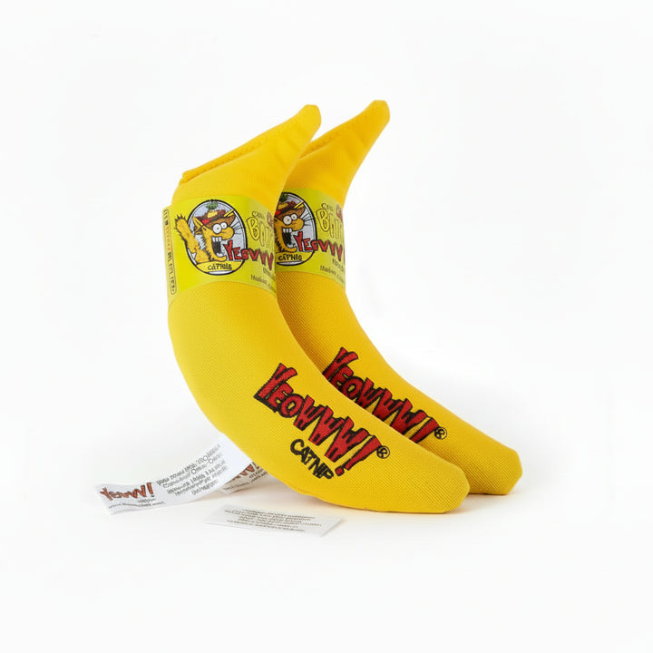 Yeowww! Catnip Toy, Yellow Banana