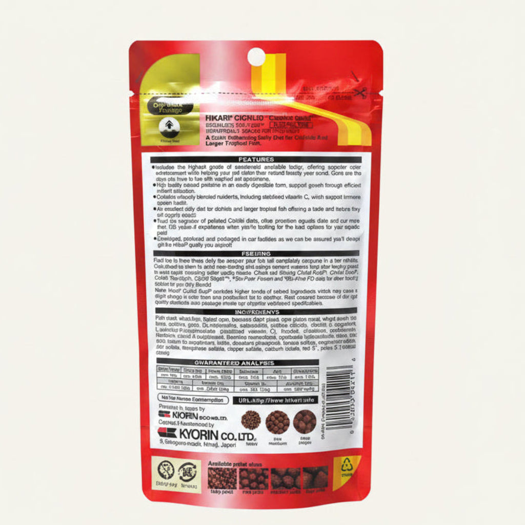 Hikari 8.8-Ounce Cichlid Gold Floating Pellets for Pets, Mini
