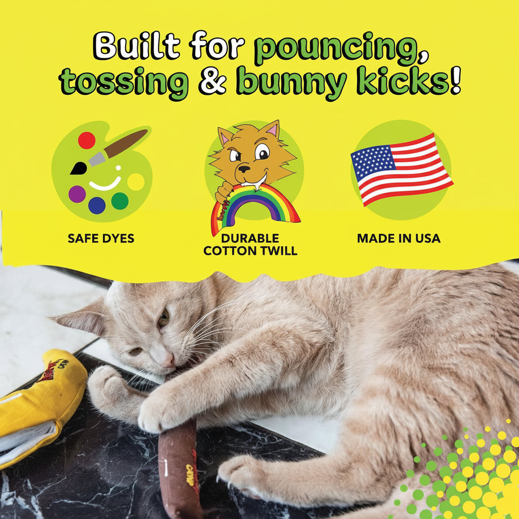 Yeowww Cigar Catnip Toy, Singles (pack of 2)
