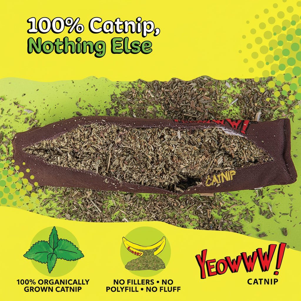 Yeowww Cigar Catnip Toy, Singles (pack of 2)
