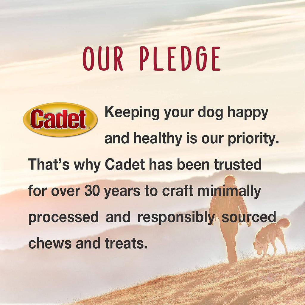 Cadet Gourmet Shish Kabob Dog Chews for Small Dogs, Rawhide Treats with Chicken, Duck and Sweet Potato, Healthy & Natural Beef Hide, 5-Inch Sticks, 12 oz.